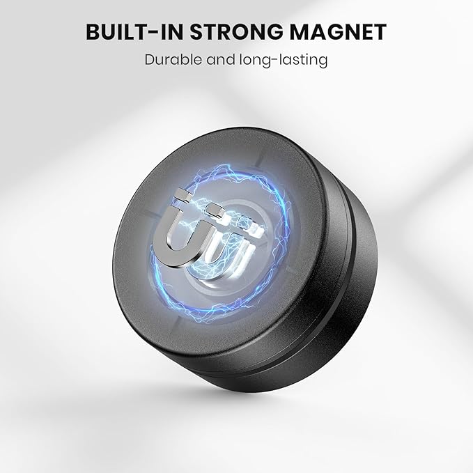 Ultra Magnetic AirTag Holder | Waterproof | Shatterproof | Minimalist Design | Compatible with Apple AirTag(1st & 2nd gen), Extra 3M Tape for Optional Mounting, Magnet Case for Car, Truck
