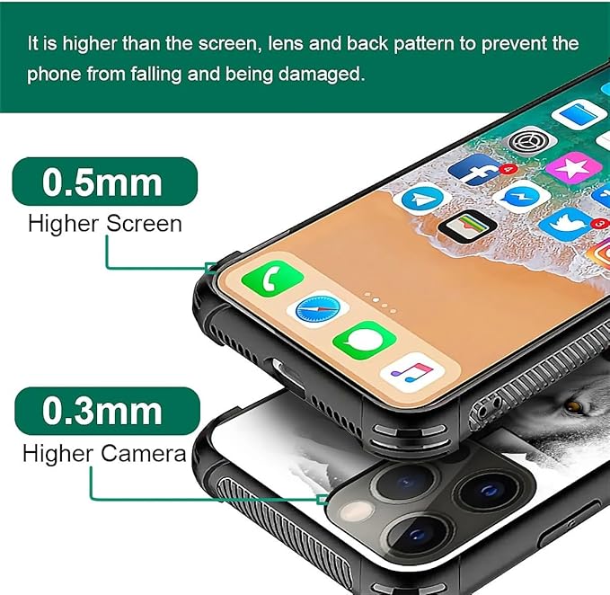 for iPhone 11 Pro Max Case, Lion Cross Jesus Christ Dove Pattern Graphic Design Girl Boy Soft Silicone Hard Acrylic Shock Protection for iPhone 11 Pro Max