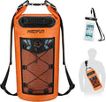 Piscifun Dry Bag, Waterproof Floating Backpack 10L/20L/30L/40L with Waterproof Phone Case for Boating, Kayaking, Fishing