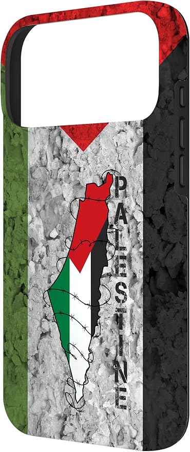 Kufiya Palestine Keffiyeh Flag, Palestinian Map Pattern Case for iPhone 17 Pro Max