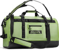 Gonex Waterproof Duffel Bag, 150L Heavy Duty Dry Duffle Bag with Reinforced Thickened Bottom, 3-in-1 Convertible Large Travel Backpack for Kayaking, Motorcycle, Camping & Boating, Army Green
