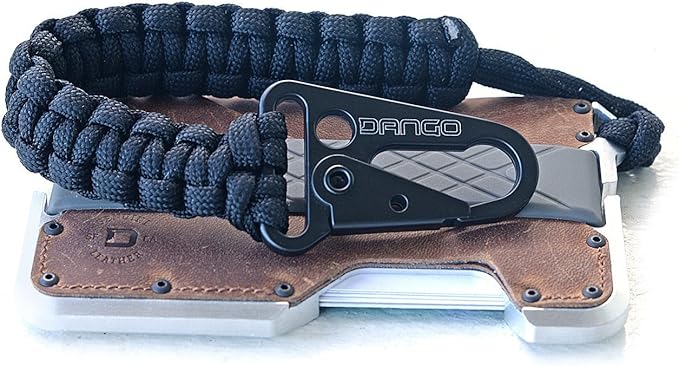 Dango EDC Tether - Cobra Weave 550 Paracord - 6 Inch Woven, 10 Feet Unraveled