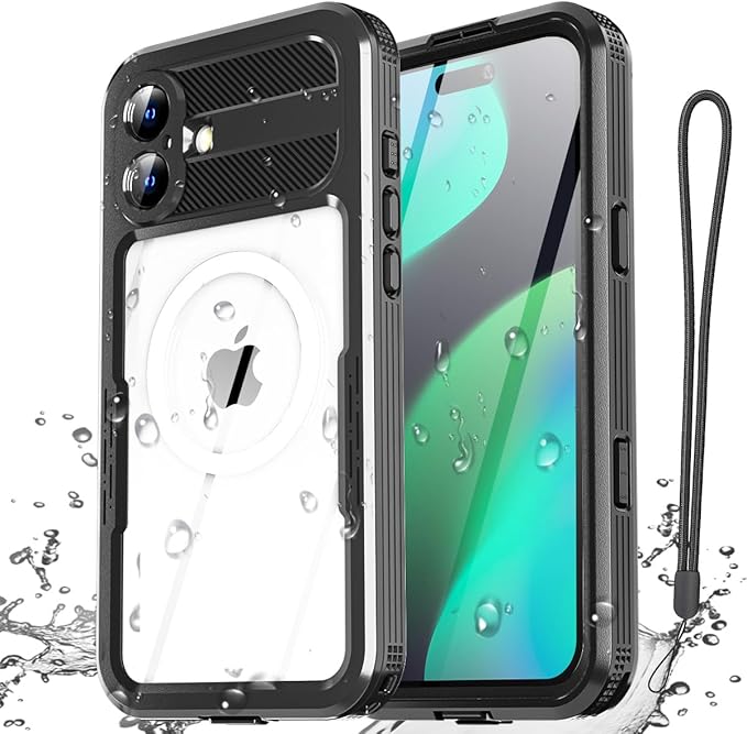 AICase Waterproof Case for iPhone 16 Plus(6.7") with MagSafe Support Snowproof,Dustproof/Shockproof,IP68 Certified 360 Full Body Protection Fully Sealed Underwater Cover for iPhone 16 Plus_1