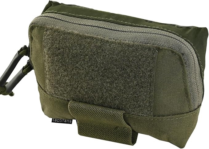 Tactical Molle Admin Pouch Chest Rig Small Molle Chest Pouch Utility MOLLE/Belt Pouch Tactical Vest Pouch Storage Organizer Panel for Tactical Vest 1.75'' Belt Molle Platform