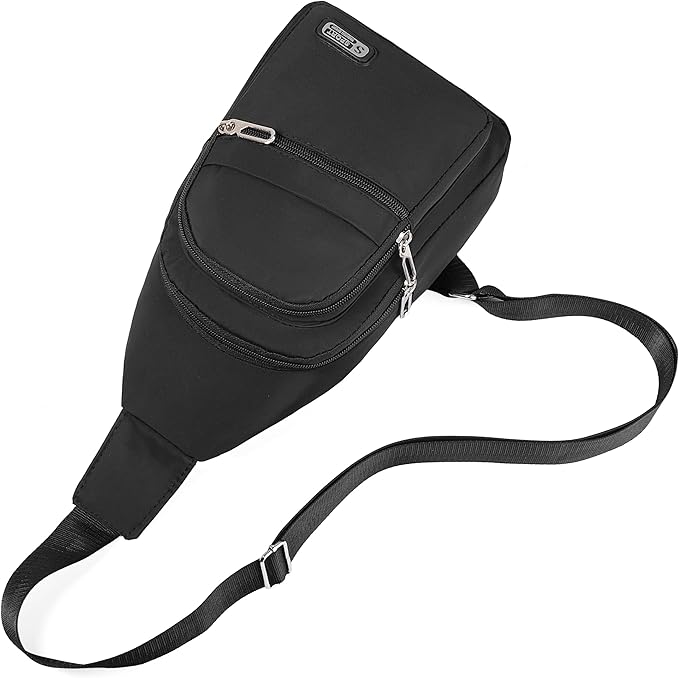 Banelu Small Sling Bag Crossbody Bags for Men Women, Chest Daypack Sling Backpack Cross Body Bag Fanny Pack for Hiking Traveling Outdoors