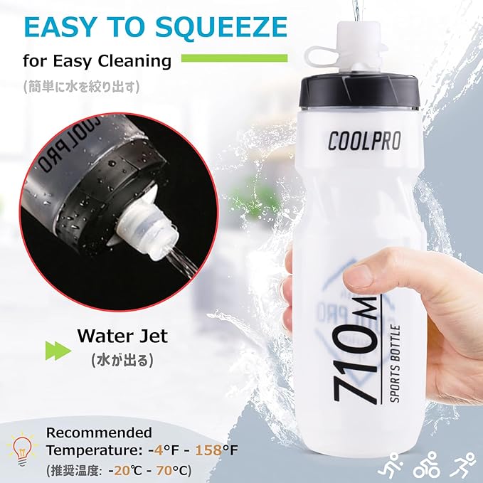 Azarxis TPU Soft Flask Collapsible Water Bottle Running Folding Gel Water Reservoir Handheld for Hydration Pack Hiking Cycling Climbing Jogging Marathon Trail Race