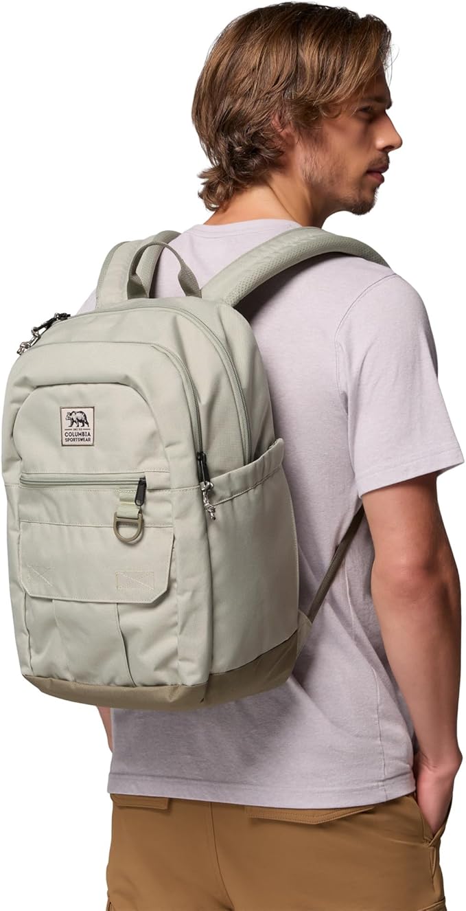 Columbia Unisex Buxton 26L Backpack, Safari/Stone Green, One Size