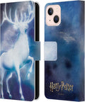Head Case Designs Officially Licensed Harry Potter Stag Patronus Prisoner of Azkaban II Leather Book Wallet Case Cover Compatible with Apple iPhone 13