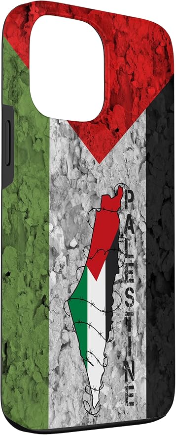 Kufiya PALESTINE Keffiyeh flag, Palestinian Map pattern Case for iPhone 13 Pro Max