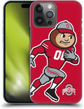 Head Case Designs Officially Licensed Ohio State University Mascot Oversized Football Graphics Hard Back Case Compatible with Apple iPhone 14 Pro Max