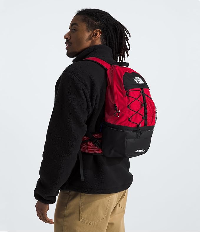 The North Face Borealis Convertible Pack - Commuter Laptop Backpack, Removable Lumbar Pack, Water Repellent Finish, TNF Red/TNF Black, One Size