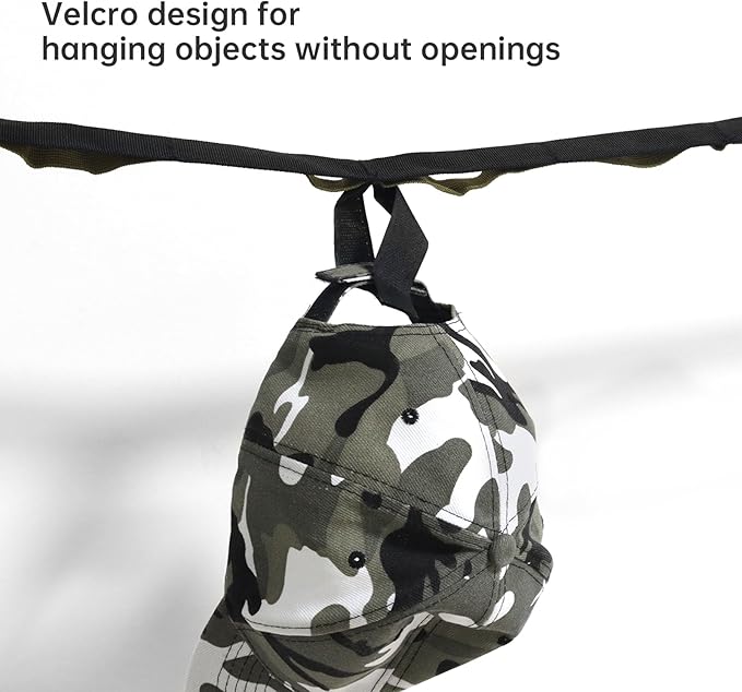 22-Loop Camping Hanging Rope System - 20.4ft Adjustable Gear Organizer with Mesh Storage Bag, Multifunctional Clothesline & Tarp Hanger for Outdoor Camping & Travel