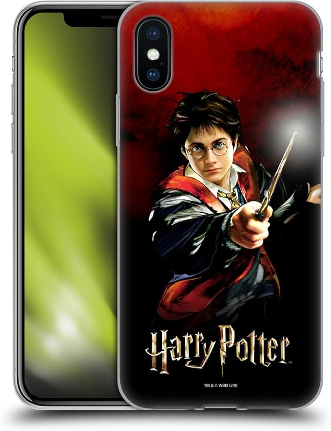 Head Case Designs Officially Licensed Harry Potter Harry Portrait Prisoner of Azkaban II Gel Case [Military Grade Protection] Compatible with Apple iPhone X/iPhone Xs and Compatible with MagSafe
