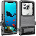 33ft Snorkeling Phone Case, Gen 4 IP68 Waterproof Housing for iPhone 16/15/14/13/12/11 Pro Max Samsung Galaxy S24/S23/S22, Touchscreen Full Protection
