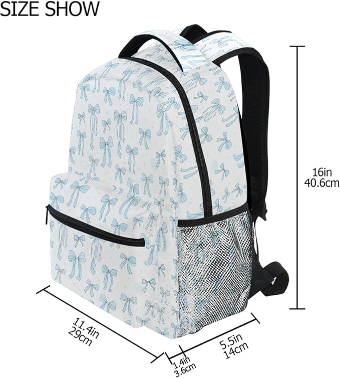 Wamika Coastal Anchor Kids Backpack Nautical Theme Starfish Shell School Backpacks Boys Girls Preschool Book Bag
