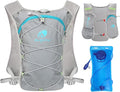 Lightweight Hydration Backpack with 2L Water Bladder for Men Women, Small Water Backpacks Running Vest for Hiking