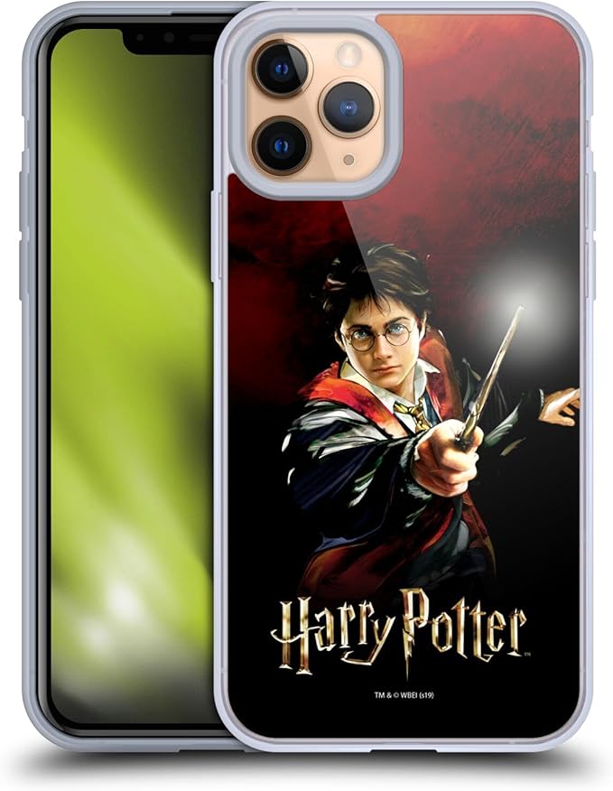 Head Case Designs Officially Licensed Harry Potter Harry Portrait Prisoner of Azkaban II Gel Case [Military Grade Protection] Compatible with Apple iPhone 11 Pro and Compatible with MagSafe