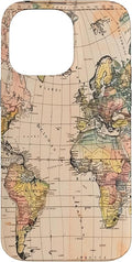 World Map ,Old Map of the World Case for iPhone 14 Pro Max