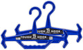 Tough Hook Original Heavy Duty Hangers – The Superhero of Hangers USA-Made, Anti-Slip ABS Resin Tactical Hanger for Police Gear, Scuba Gear & Dive BCD – DuraResin 200-lb Cap Wetsuit Hanger, 2 Blue