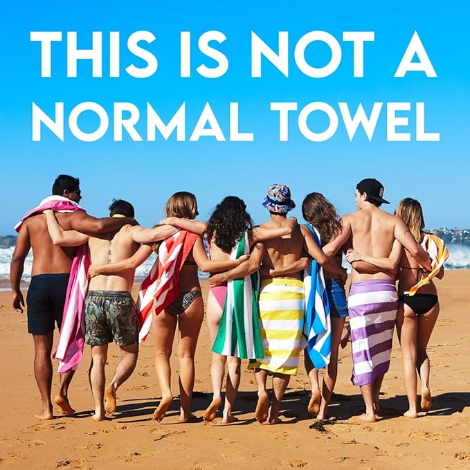 Dock & Bay Quick Drying Towel - for Sports & Gym - Compact, Lightweight - 100% Recycled - Includes Bag - Cabana - Set of 6, Extra Large (200x90cm, 78x35)