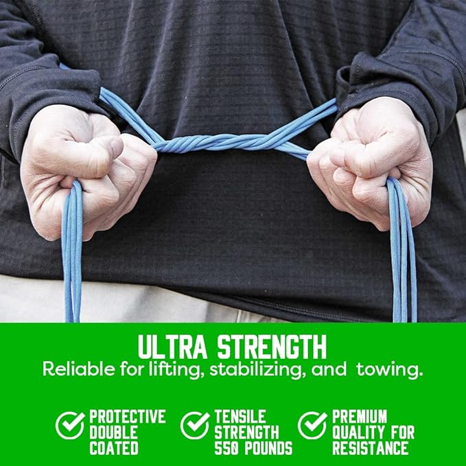 Paracord Planet Solid Color 550lb Paracord – 7 Strand Type III Nylon Cord for Indoor and Outdoor Tasks – Cream (250 ft)