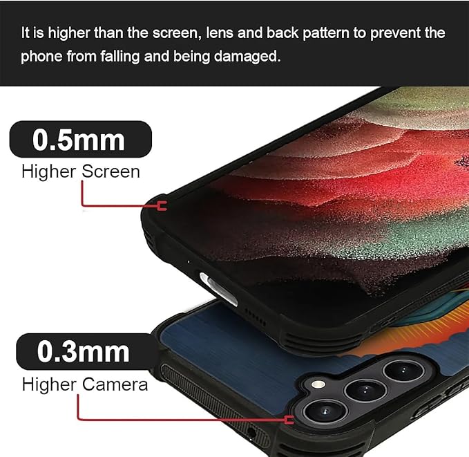 for Samsung Galaxy S23 FE Case, Red Virgen Guadalupe Pattern Graphic Design Girl Boy Soft Silicone Hard Acrylic Shock Protection for Samsung Galaxy S23 FE