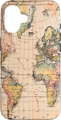 World Map ,Old Map of the World Case for iPhone 16