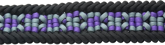 Ten Point Gear® 550 Paracord Guitar Strap - Full Grain Leather Ends for Music Playing Comfort, Stability, and Durability.