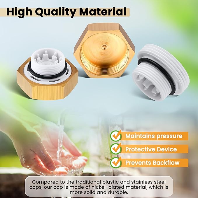 2 Pack Anti Siphon Valve Repair Kit, Vacuum Breaker Fix Set Compatible with Legend Valve LEG-108-903 T550 T550A, Frost Free Faucet Repair Kit for Outside Faucet Fix