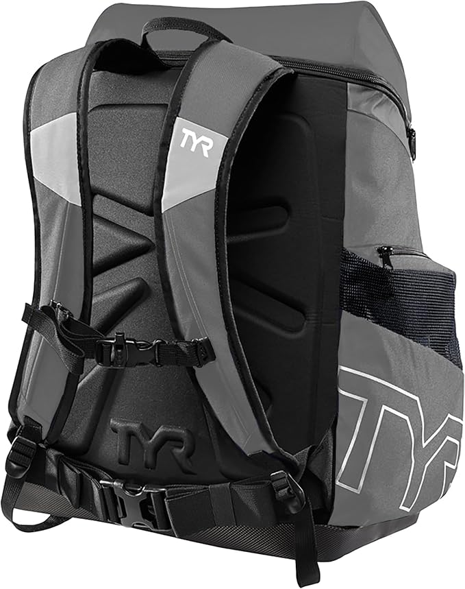 TYR Alliance Backpack - Wet/Dry Athletic Gym and Pool Bag for Men and Women - Separate Wet/Dry Compartments, 45L Capacity, Ergonomic, Water-Resistant - Available in Team Colors