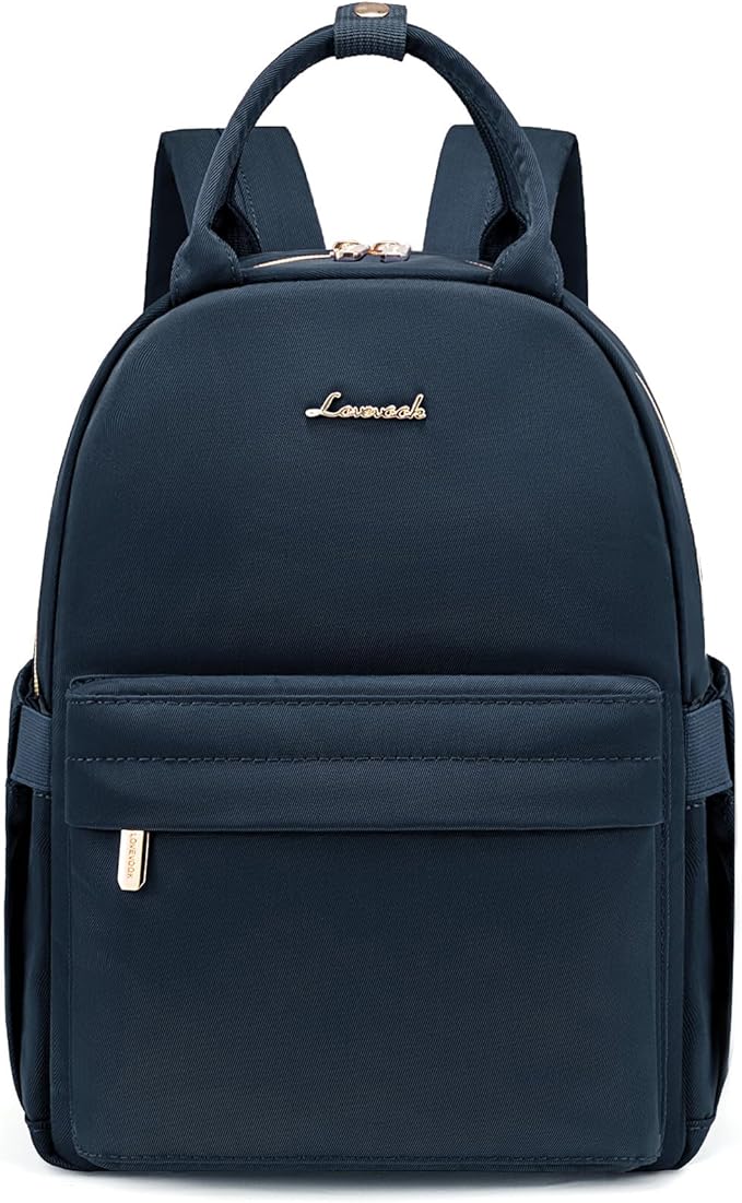LOVEVOOK Mini Fashion Backpack for Women, Cute Small Backpack, Light Weight Daypack for Work Travel, College, Dark Blue