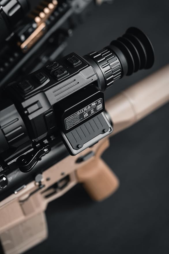 AGM Global Vision Rattler V2 Thermal Imaging Rifle Scope for Hunting. High Resolution Thermal Scope with High Sensitivity Thermal Optics IR Vision riflescope. Waterproof & Durable Design