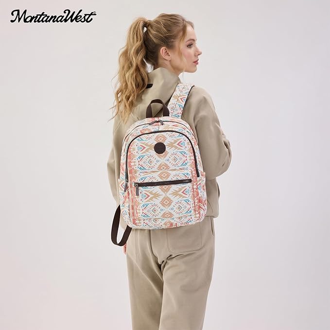Montana West Backpack for Women Western Travel Backpack Purse Casual Daypack for Laptop College
