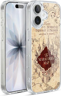 Head Case Designs Officially Licensed Harry Potter The Marauder's Map Prisoner of Azkaban II Gel Case [Military Grade Protection] Compatible with Apple iPhone 17