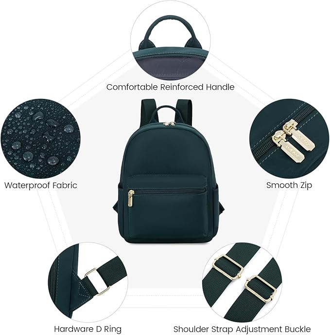 LOVEVOOK Mini Backpack for Women Light Weight Small Waterproof Backpack Purses Daily Backpack… | Light Weight