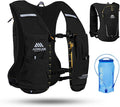 AONIJIE Running Hydration Vest for Men & Women, 8L Hydration Backpack, Multiple Pocket Designs for Water Bottles/Bladders, Lightweight Breathable for Hiking, Climbing, Marathon & Cycling