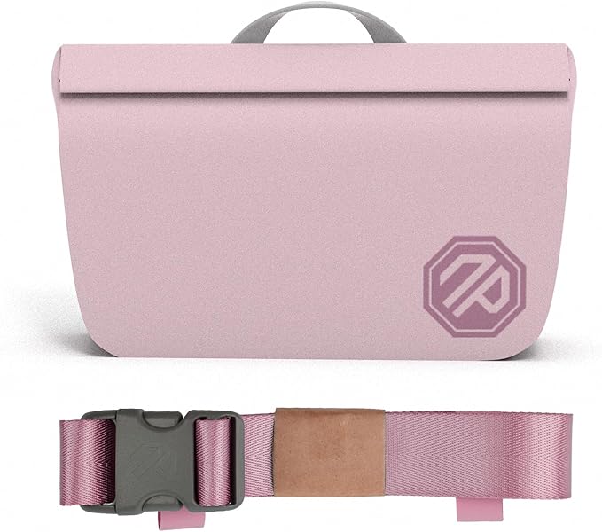 niphean IPX7 Waterproof Fanny Pack with Magnetic One-Hand Closure, Durable Waterproof Dry Bag, for Kayaking, Paddle Boarding, Beach Cruise Essentials, 2.5L Phone Pouch Dry Bags for Men Women, Pink