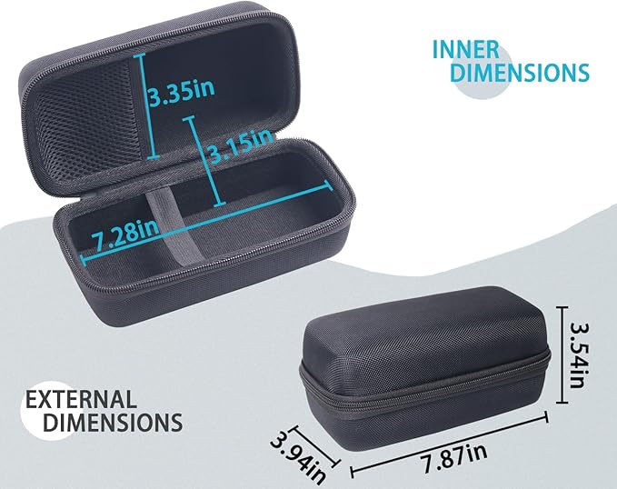 Hard Travel Case Compatible with Vortex Solo 8x36 10x25 & ROXANT Grip Scope Monocular, Protective Storage Bag (CASE ONLY)