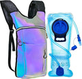 Hydration Backpack, Water Backpack with 2L Hydration Bladder, Rave Backpack Hydration Pack, Festival Essential for Raves, Hiking, Cycling, Climbing, Running, Outdoor, Camping and More