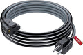 Maximm 15 Ft Black, White and Gray Extension Cord, Heavy Duty 16 AWG, ETL Listed for Workshop & Outdoor Use