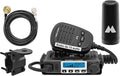 Midland – MXT115AGVP3 - 15 Watt GMRS MicroMobile Two Way Radio - Off Roading Outdoor Farm Radio - Extended Range 3dB gain Ghost Antenna, Antenna Cable, Mounting Bracket - Farm Tractor Bundle