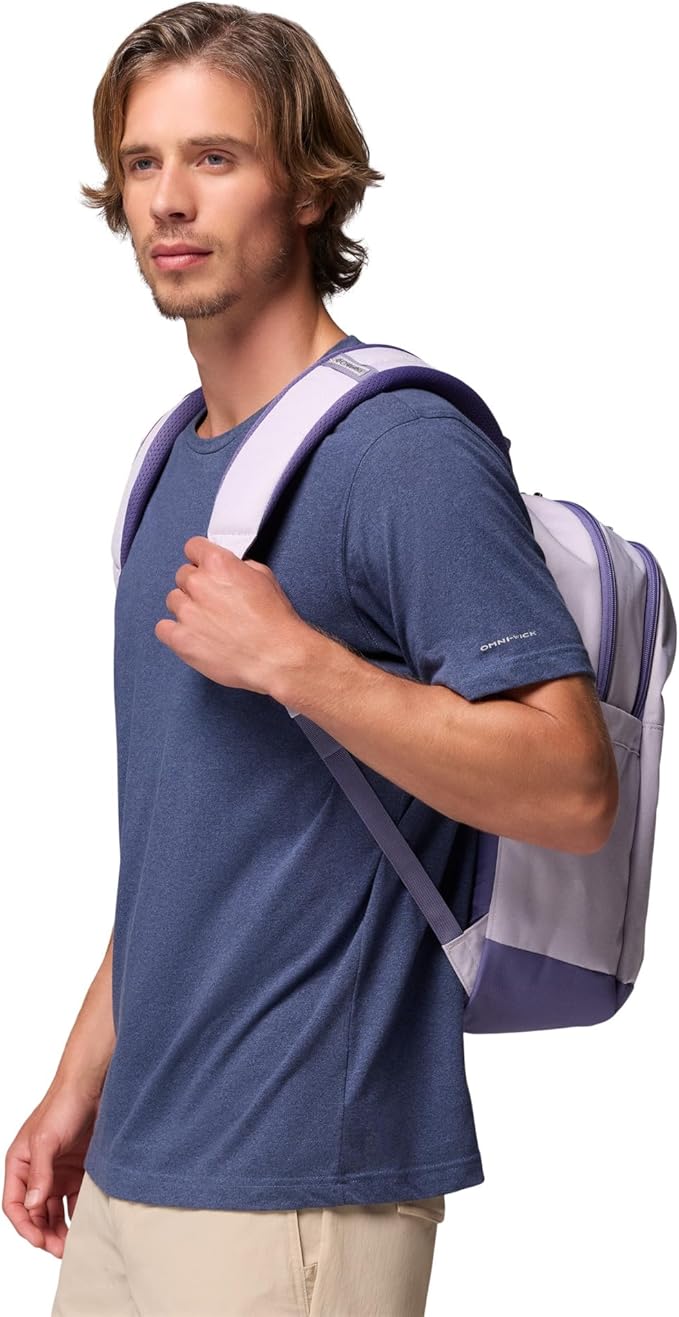 Columbia Unisex Buxton 26L Backpack, Lavender Pearl/Stormwatch, One Size