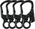 Ahiller Carabiner Clip, Double Anti-Misopening Locking Design, 3" Zinc Alloy Heavy Keychain for Outdoor Camping Hiking, Key Ring Clip