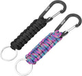 EOTW Paracord Keychain for Men Women Paracord Carabiner Backpack Keychain with Aluminum Clip for Camping Hiking Outdoor Gear
