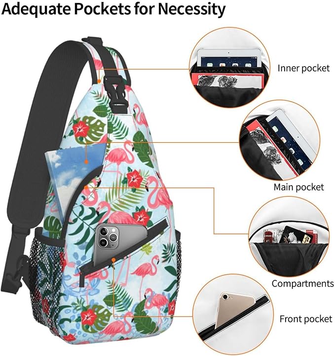 Sling Backpack For Men Hiking Daypack Crossbody Shoulder Bag Travel Chest Pack | Hiking, Travel