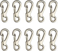 SWATOM Small Mini Carabiner Clip Tiny Spring Snap Hook Keychains Micro Carabiners for Paracord EDC Alloy Key Rings Outdoor Hiking Fishing Camping Backpack Accessories