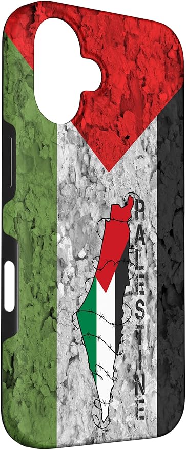 Kufiya PALESTINE Keffiyeh flag, Palestinian Map pattern Case for iPhone 16