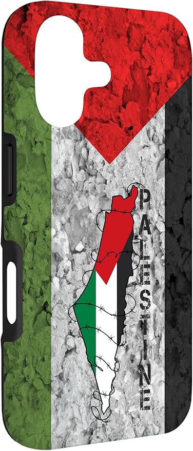 Kufiya Palestine Keffiyeh Flag, Palestinian Map Pattern Case for iPhone 17