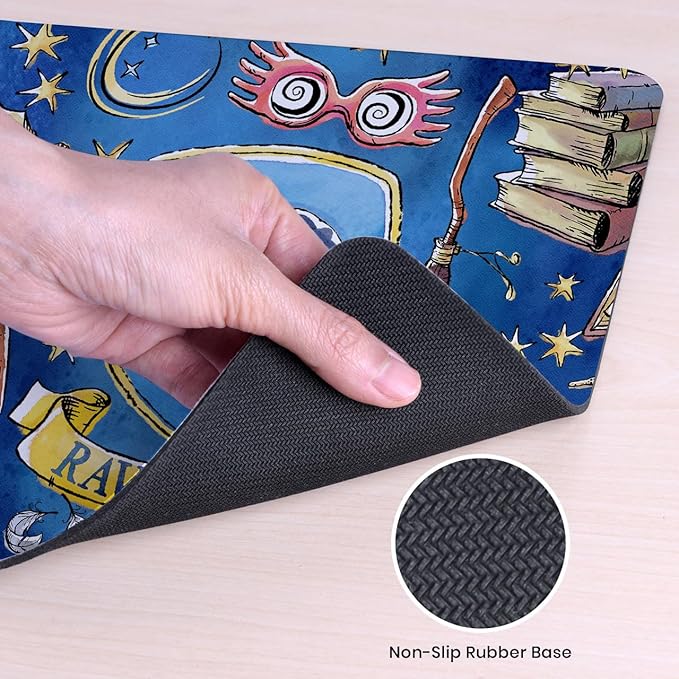 Head Case Designs Officially Licensed Harry Potter Ravenclaw Graphics 9.84 x 11.81 x 0.12 inches (250 x 300 mm) - S Gaming Office Desk PC Keyboard Mouse Mat Pad