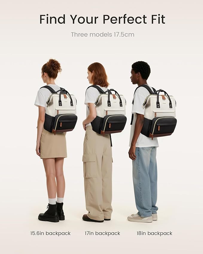 LOVEVOOK Laptop Backpack for Women, 15.6 Inch Work Business Backpacks Purse With Large Capacity